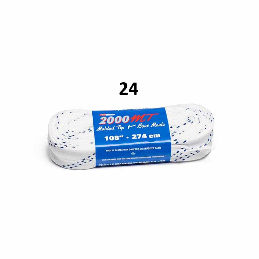 Lacets pour patins en coton – Plusieurs longueurs - Carton