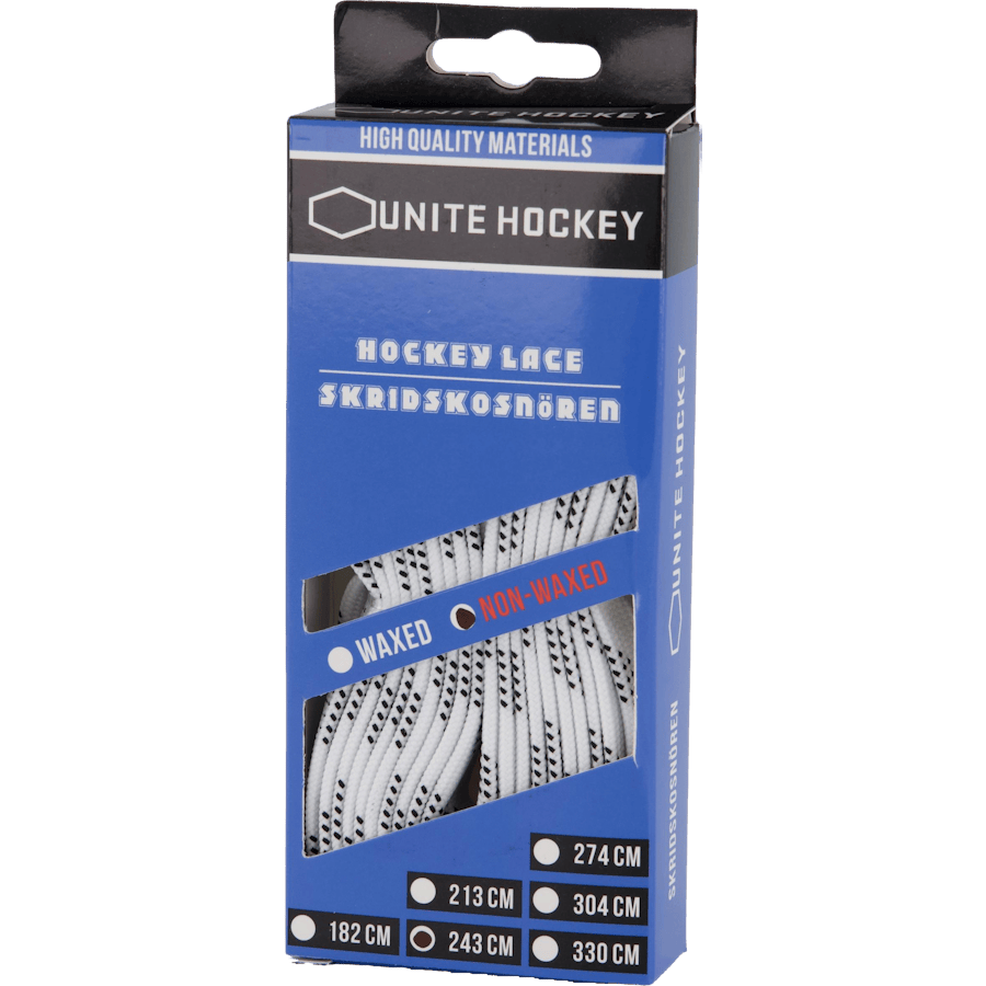 Lacets de hockey en coton - Plusieurs longueurs