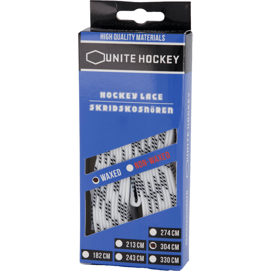 Lacets de hockey cirés - Plusieurs longueurs