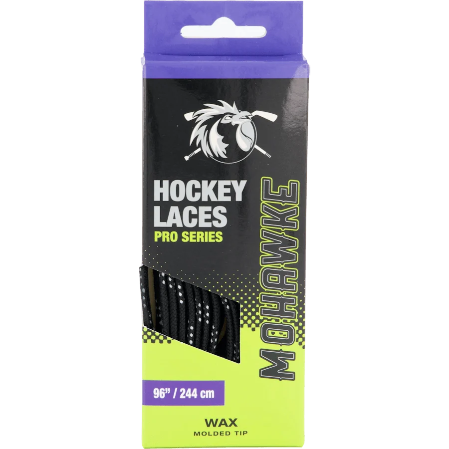 Mohawke Lace Wax Black - Lacets de patin cirés