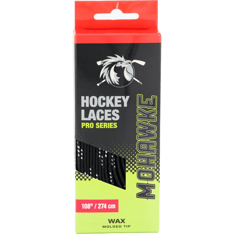 Mohawke Lace Wax Black - Lacets de patin cirés