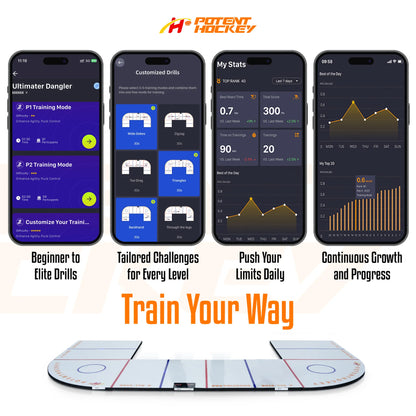Klubbteknik Digital 270 Ultimate Dangler – Entraînement interactif au contrôle du palet