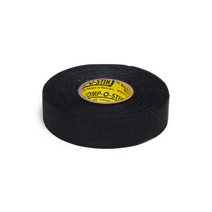 Comp-o-stik Ruban textile Hockey – Blanc / Noir, Étroit / Large
