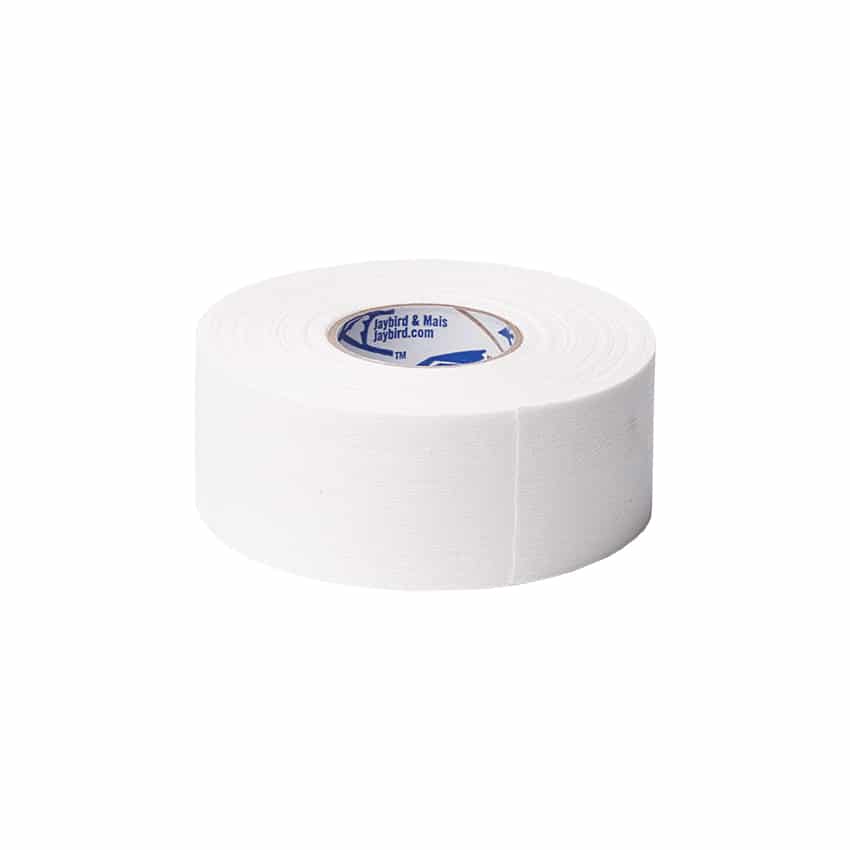 Jaybird Ruban de tissu pour hockey – Blanc / Noir, Étroit / Large