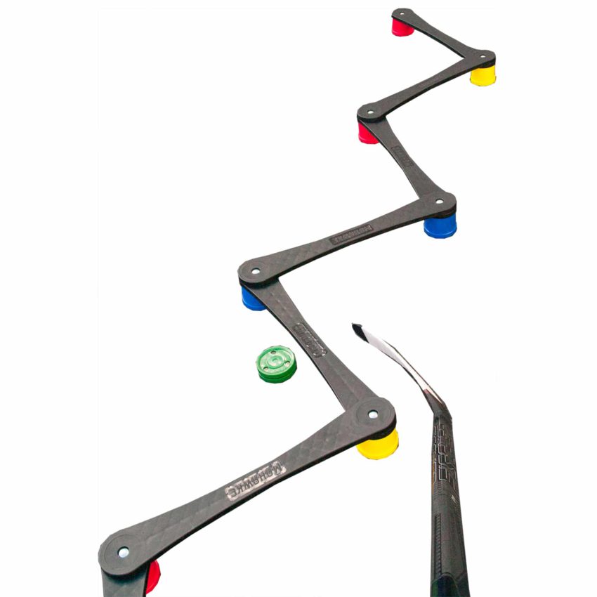 Klubbteknik Extrem Hockey Pro – Outil d'entraînement avec 8 supports & 7 bras