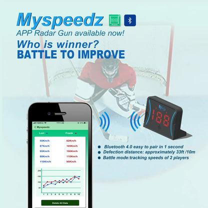 Radar tir Hockey – Mesurez la vitesse des tirs avec l'application