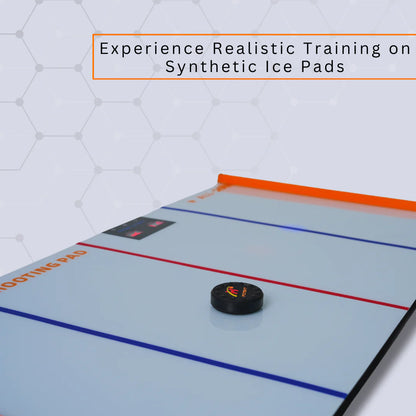 Plaque De Tir Digital Hockey Mini – Entraînement Interactif Pour Le Contrôle Du Puck Et Le Timing