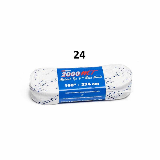 Lacets pour patins en coton – Plusieurs longueurs - Carton