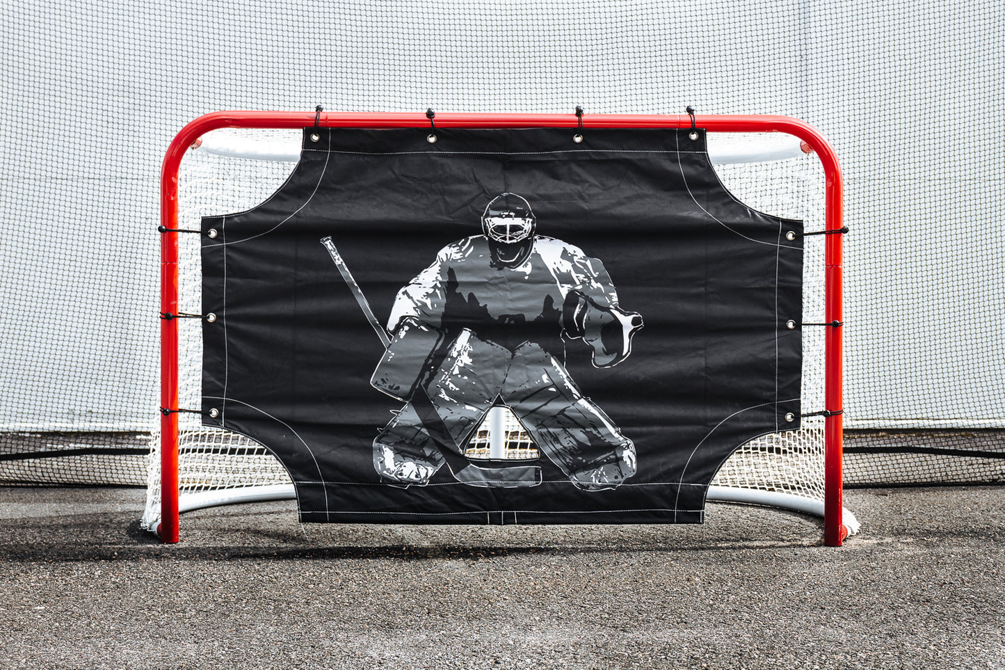 UNITE Filet de protection pour hockey – But arrière complet avec cadre, poteaux & filet