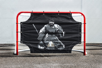 UNITE Filet de protection pour hockey – But arrière complet avec cadre, poteaux & filet