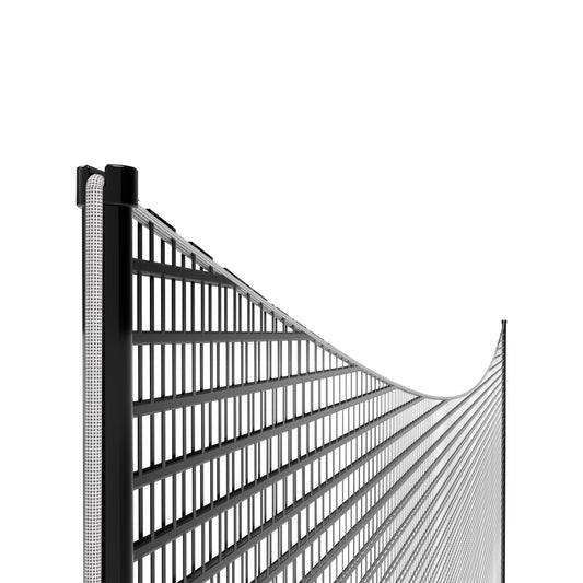 UNITE Filet de protection pour hockey – But arrière complet avec cadre, poteaux & filet